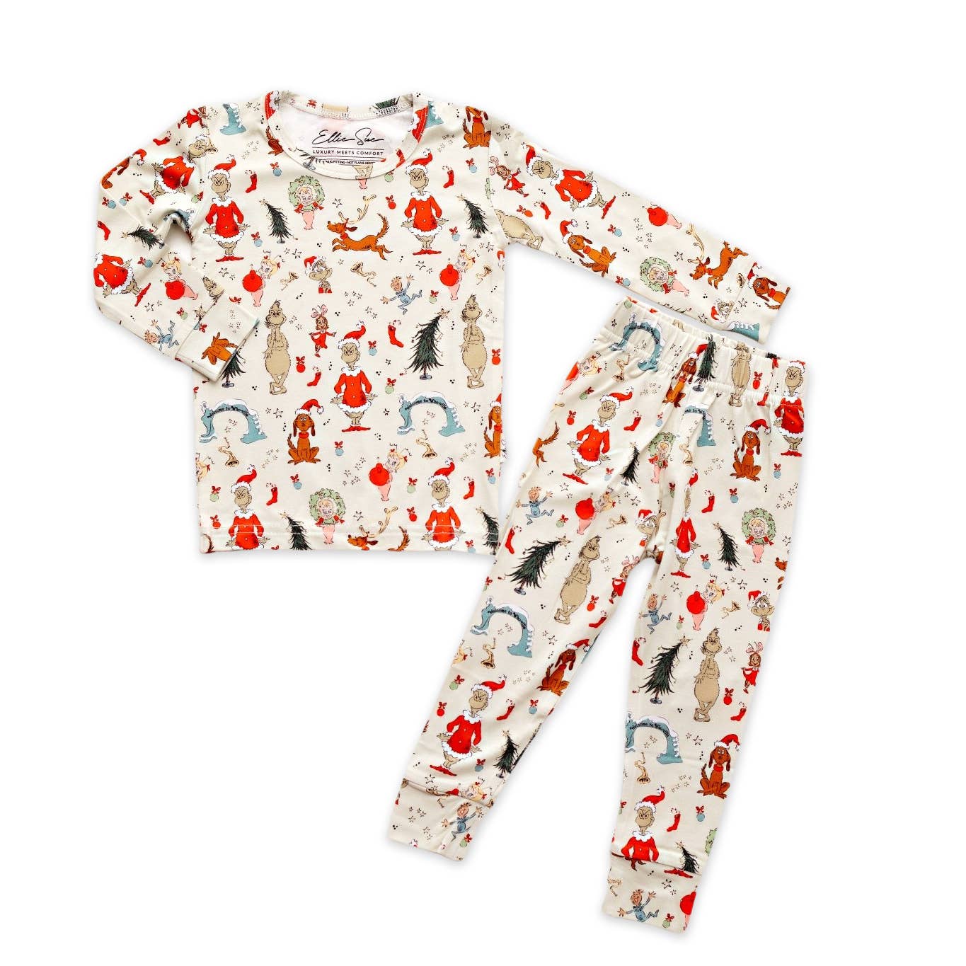 Classic Christmas Bamboo Pajama Set