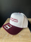 Overwhelmed & Under Caffeinated Hat Maroon