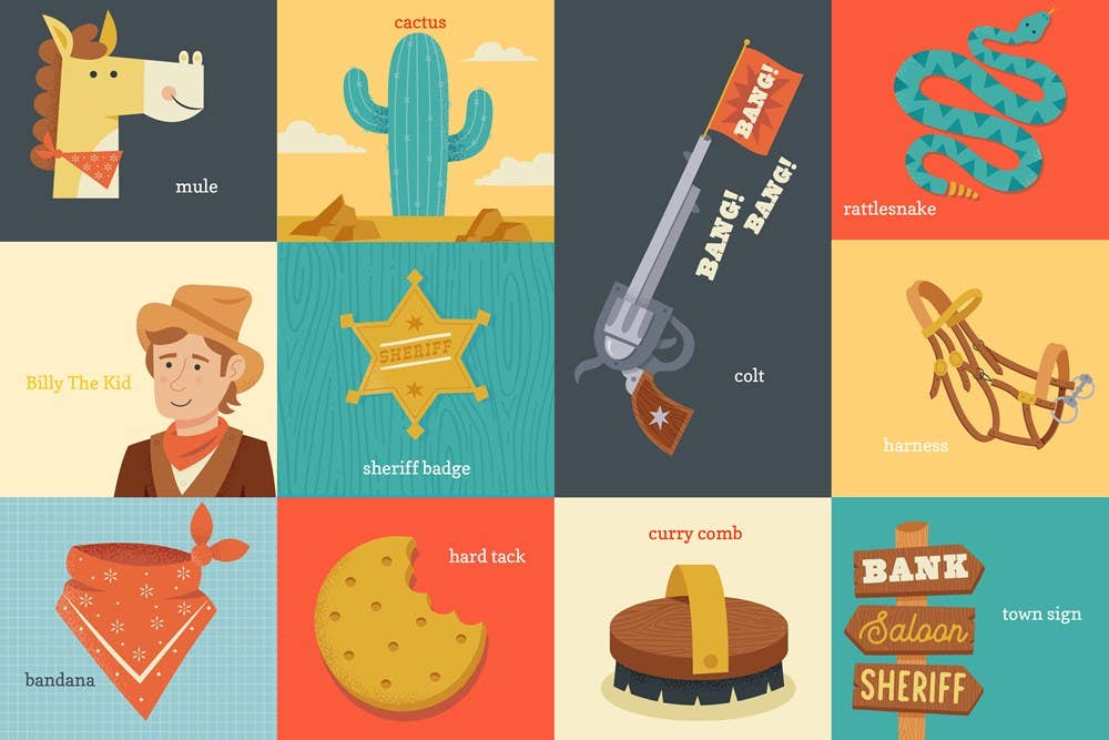 100 First Words for Little Cowpokes - Board Book