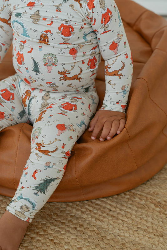 Classic Christmas Bamboo Pajama Set