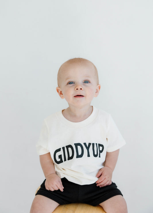 Cream Giddyup Tee